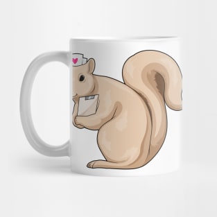 Squirrel Nurse Heart Mug